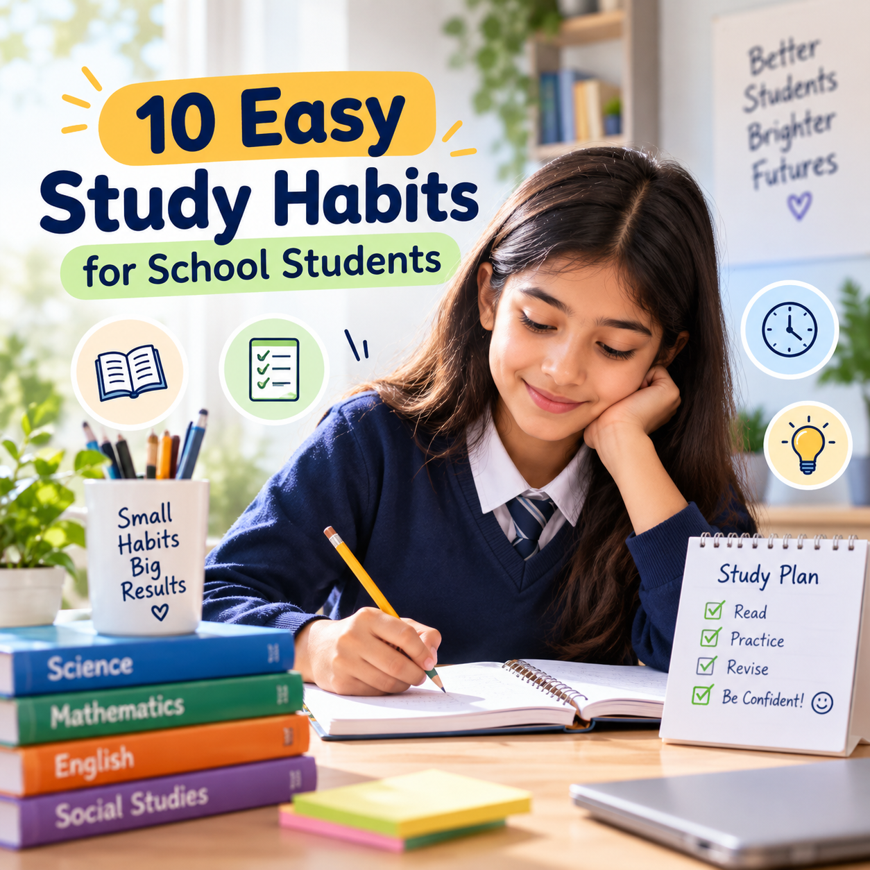 10 Easy Study Habits for School Students